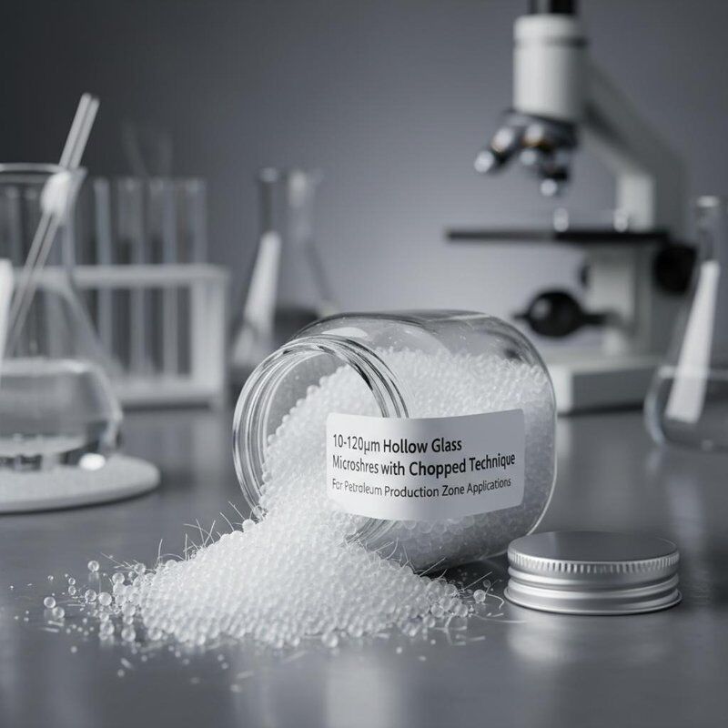 石油生産ゾーン用途向けチョップド技術による10-120μm中空ガラスマイクロビーズ