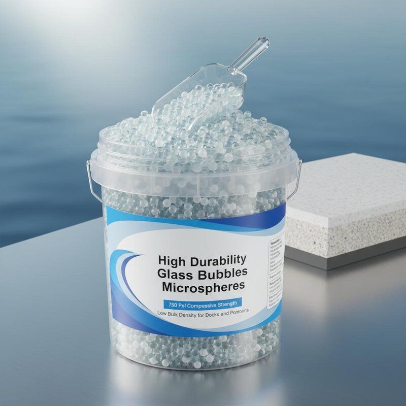 耐圧750psi、低バルク密度の高耐久性ガラスバルーンマイクロビーズ（ドック・ポンツーン用）